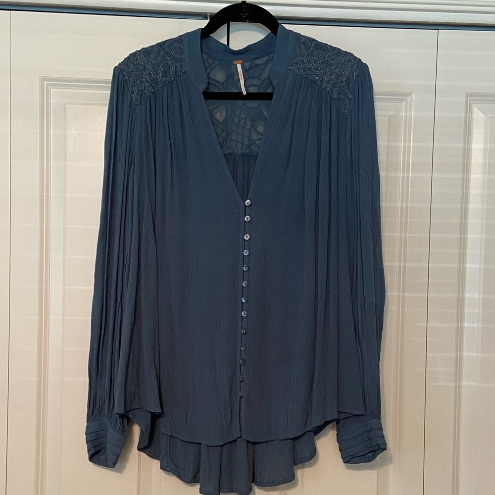 Free People Peasant Blouse